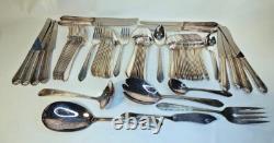 Silver Plate Flatware Set 78 pieces Oneida Madelon Pattern