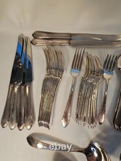 Silver Plate Flatware Set 78 pieces Oneida Madelon Pattern