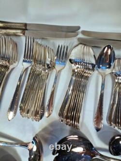 Silver Plate Flatware Set 78 pieces Oneida Madelon Pattern