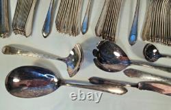 Silver Plate Flatware Set 78 pieces Oneida Madelon Pattern