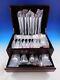 Silver Willow by Heritage Silverplate Flatware Set Service 49 pcs New Modern
