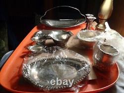 Silver plated flatware mixed lot