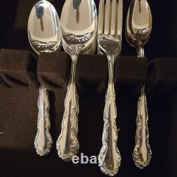 Silverplate 1881 Rogers Silver plate flatware set For 9