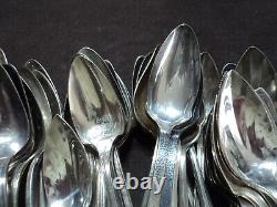 Silverplate Flatware Lot of 100 Assorted Fruit Spoons Craft or Table Use