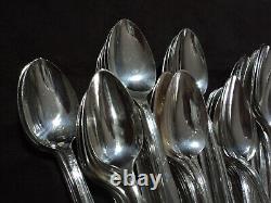 Silverplate Flatware Lot of 100 Floral Handle Teaspoon Grade A 50 Pairs