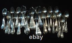 Silverplate Flatware Lot of 69 Craft Victorian Teaspoons ALL MONO