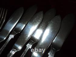 Silverplate Flatware Sheffield England EPNS Flatware Kings Pattern Fish Set