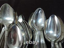 Silverplate Oval Place Soup Spoon Lot of 100 Craft Use Assorted Flatware #1