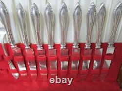Silverware Set Silverplate Community Plate 1920s 53 Pieces with Box Vintage