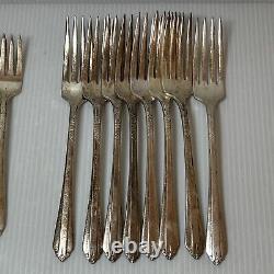 Starlight Silverplate 1939 by INTERNATIONAL SILVER WM Rogers, 50 Pc Flatware Set