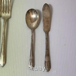 Starlight Silverplate 1939 by INTERNATIONAL SILVER WM Rogers, 50 Pc Flatware Set