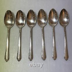 Starlight Silverplate 1939 by INTERNATIONAL SILVER WM Rogers, 50 Pc Flatware Set