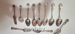 Stratford silver co, 11cubiertos, 11 pieces. Excelente condición
