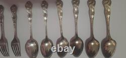 Stratford silver co, 11cubiertos, 11 pieces. Excelente condición