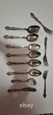 Stratford silver co, 11cubiertos, 11 pieces. Excelente condición