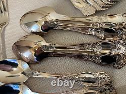 Sunkist Anniversary Silverplate Flatware Set 40 pcs 8 Settings RARE