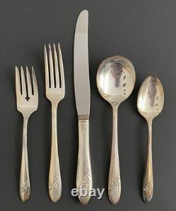 TUDOR QUEEN BESS II Silverplate Flatware Set Of 66 ONEIDA COMMUNITY +Serving