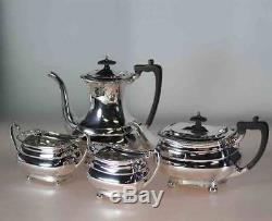 Tea & Coffee Set, 4 Pc, Gadroon & Shell