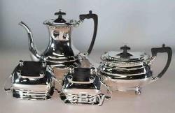 Tea & Coffee Set, 4 Pc, Gadroon & Shell