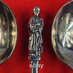 The 12 Apostles Spoon Vtg Silverplate MADE IN HOLLAND Collectible Dinnerware Set