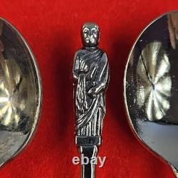 The 12 Apostles Spoon Vtg Silverplate MADE IN HOLLAND Collectible Dinnerware Set