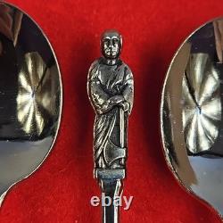 The 12 Apostles Spoon Vtg Silverplate MADE IN HOLLAND Collectible Dinnerware Set