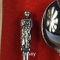 The 12 Apostles Spoon Vtg Silverplate MADE IN HOLLAND Collectible Dinnerware Set