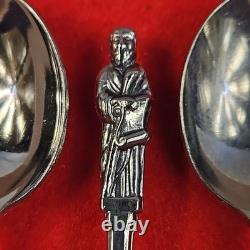 The 12 Apostles Spoon Vtg Silverplate MADE IN HOLLAND Collectible Dinnerware Set