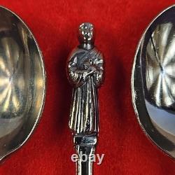The 12 Apostles Spoon Vtg Silverplate MADE IN HOLLAND Collectible Dinnerware Set