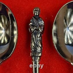 The 12 Apostles Spoon Vtg Silverplate MADE IN HOLLAND Collectible Dinnerware Set