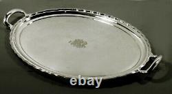 Tiffany Silver Tea Set Tray c1905 WAVE
