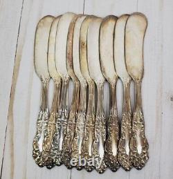 Tiger Lily Reed Barton Silver Plate Flatware Forks Knives Spoons 77 pc Set Lot