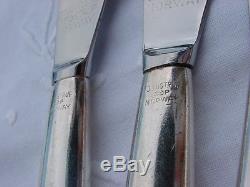 Tostrup Norway Silver-plated rare Arne Korsmo set of 6 design knifes