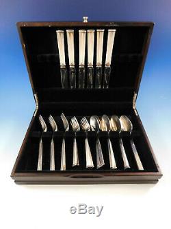 Triade by Christofle France Silverplate Flatware Set Service 25 pieces Dinner