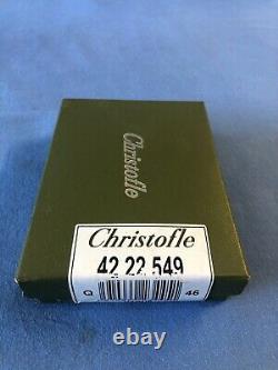 VAGUE by Christofle Silverplate Knife Rests Never Used Set of 4 in Original Box