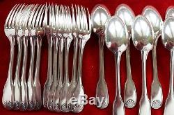VENDOME CHRISTOFLE set SILVERPLATE DINNER Forks Spoons Ladle