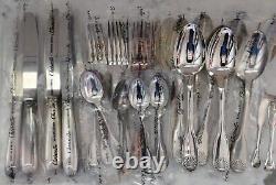 VENDOME NEW SET Christofle Silver-plate Table Dinner Forks Spoons Knives Tong