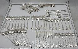VINTAGE 1960s SILVERWARE 99-PIECE SET 1847 ROGERS BROS SILVERPLATE REMEMBRANCE
