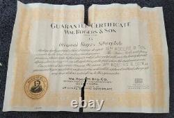VINTAGE WM Rogers Silverware Set (44 piece) W Orig Receipt & Certificate 1937