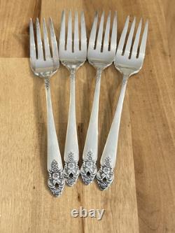 VTG 1951 ONEIDA Silverplate DISTINCTION Flatware Set 68pc Serve 9 -7pc Place Set