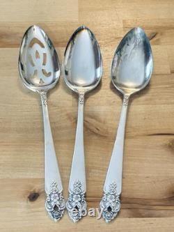 VTG 1951 ONEIDA Silverplate DISTINCTION Flatware Set 68pc Serve 9 -7pc Place Set