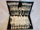 VTG Wm Rogers & Son Enchanted Rose Silverplate Flatware Set With Original Case