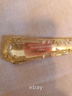 VTG Wm Rogers & Son Enchanted Rose Silverplate Flatware Set With Original Case