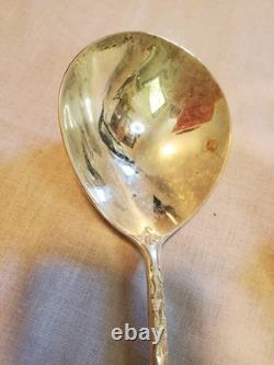 VTG Wm Rogers & Son Enchanted Rose Silverplate Flatware Set With Original Case