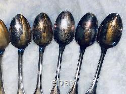 Vendome aka Arcantia by Christofle France Silverplate 8 Serving Spoons 8