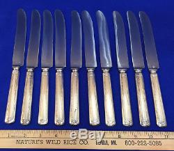Victoria Silver Plate Silverware Set 65 Dinner Knives Forks Ice Tea Spoons MORE