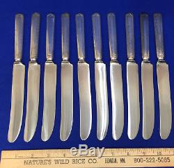 Victoria Silver Plate Silverware Set 65 Dinner Knives Forks Ice Tea Spoons MORE