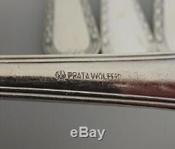 Vintage 138pc Prata Wolff 90 Silver Plated Flatware Set 12 settings 55607