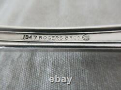 Vintage 1847 Rogers Bros. Silver Plate Flatware set of 27 + Felt Case Cromwell