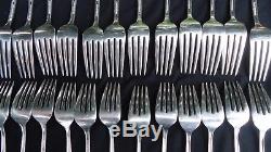 Vintage 1847 Rogers Bros Silverplate Flatware Eternally Yours 78 pcs set for 12